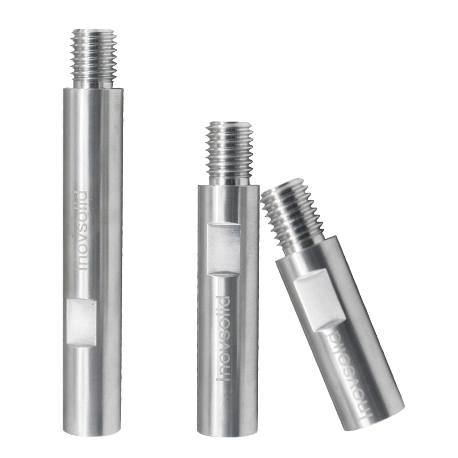 Inovsolid 3 Pcs 5/8'' -11 Thread Angle Grinder Shaft Extension Connecting Rods