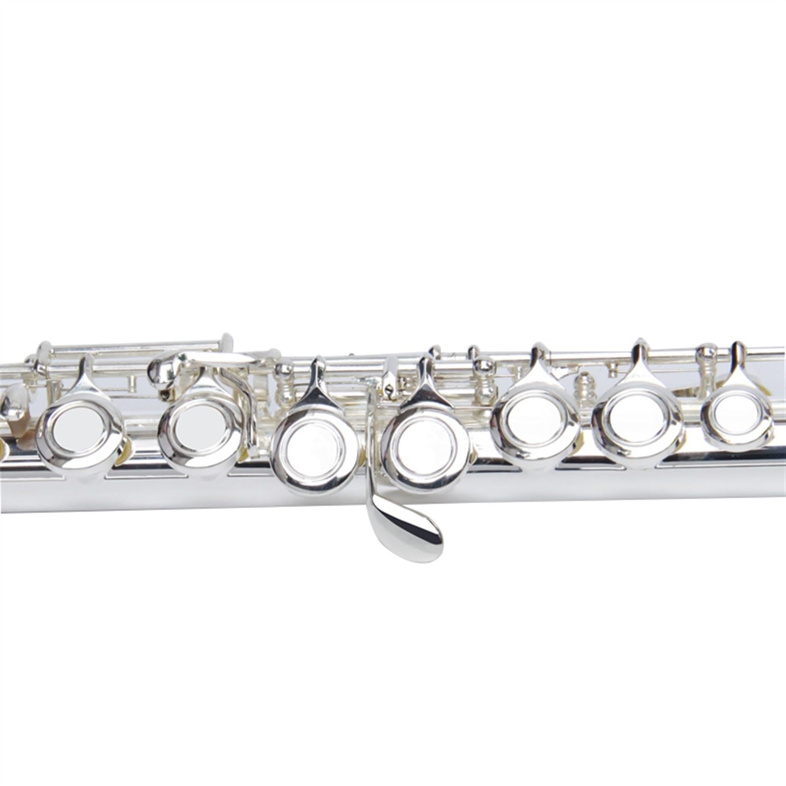 Set di flauti, Strumento Musicale per Suonare Il Flauto, Tasti francesi, 16 Fori Chiusi, Tono Do, Rame Bianco, Materiale Placcato Argento.,