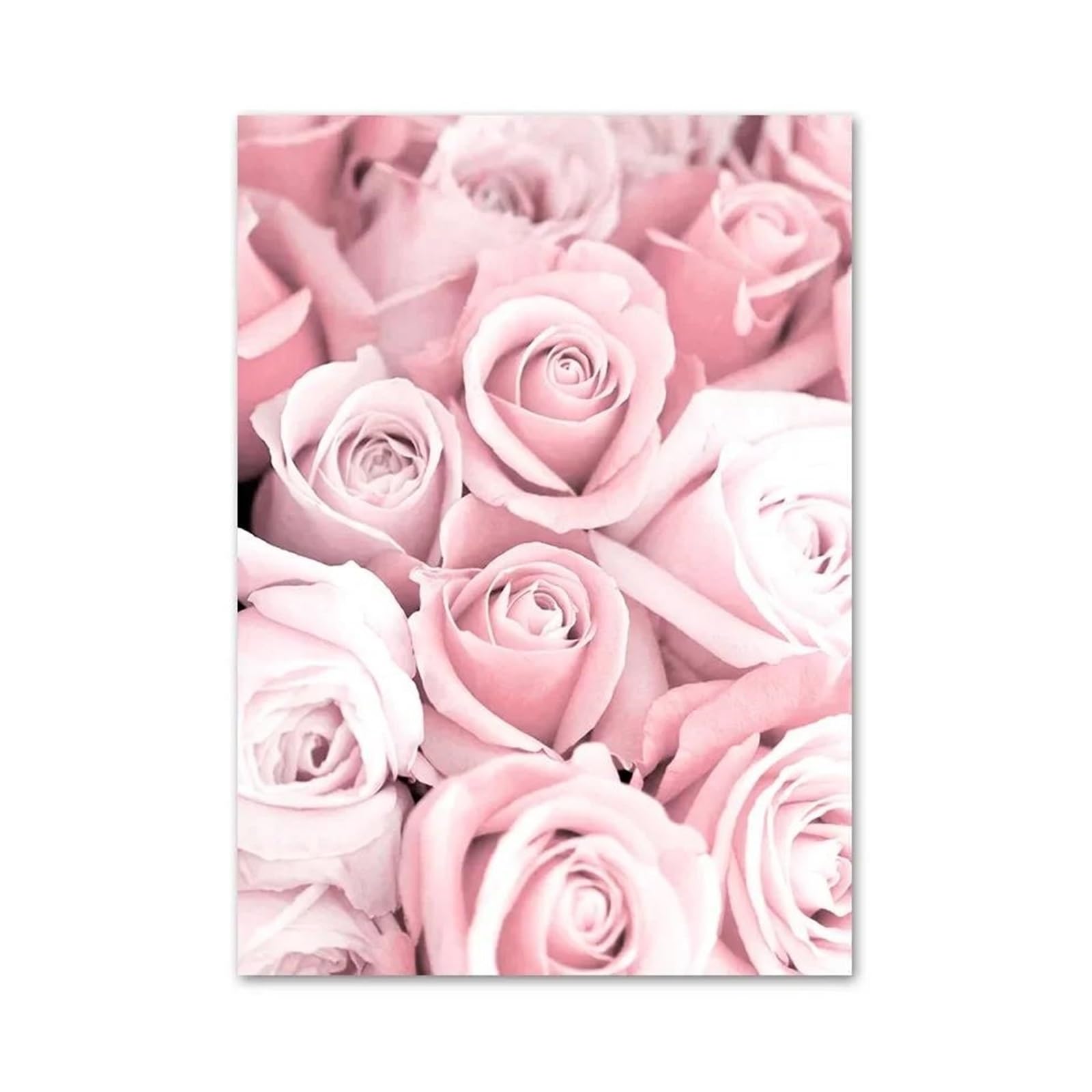 Gâteau macaron et douceur parisienne sur toile d'art mural rose romantique