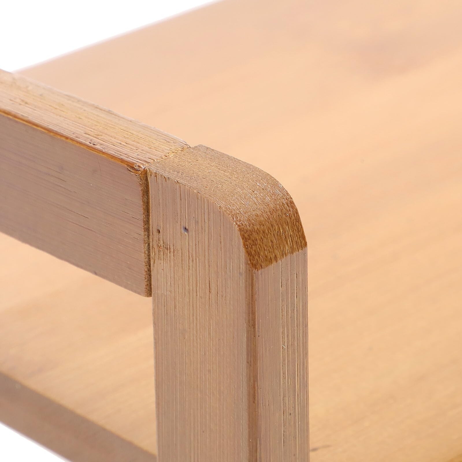 BESPORTBLE Supporto Monitor da Scrivania in Legno con Rialzo Ergonomico per Laptop e Mensola Porta Portatile Alza Monitor Fisso per Casa e Ufficio Organizzatore Desktop Resistente e