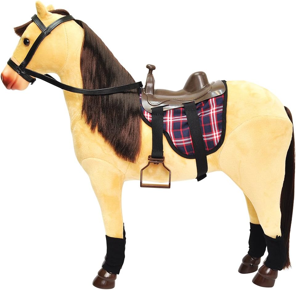 18" Horse (Articulated, With Fabric Body-Shell) (Amazon Exclusive)