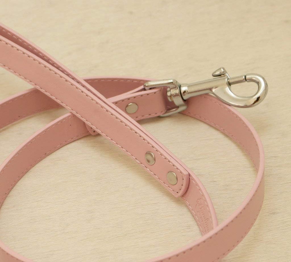 Pink dog Leash, Pet accessory, Pink Leather leash, Dog Lovers, Dog Leash