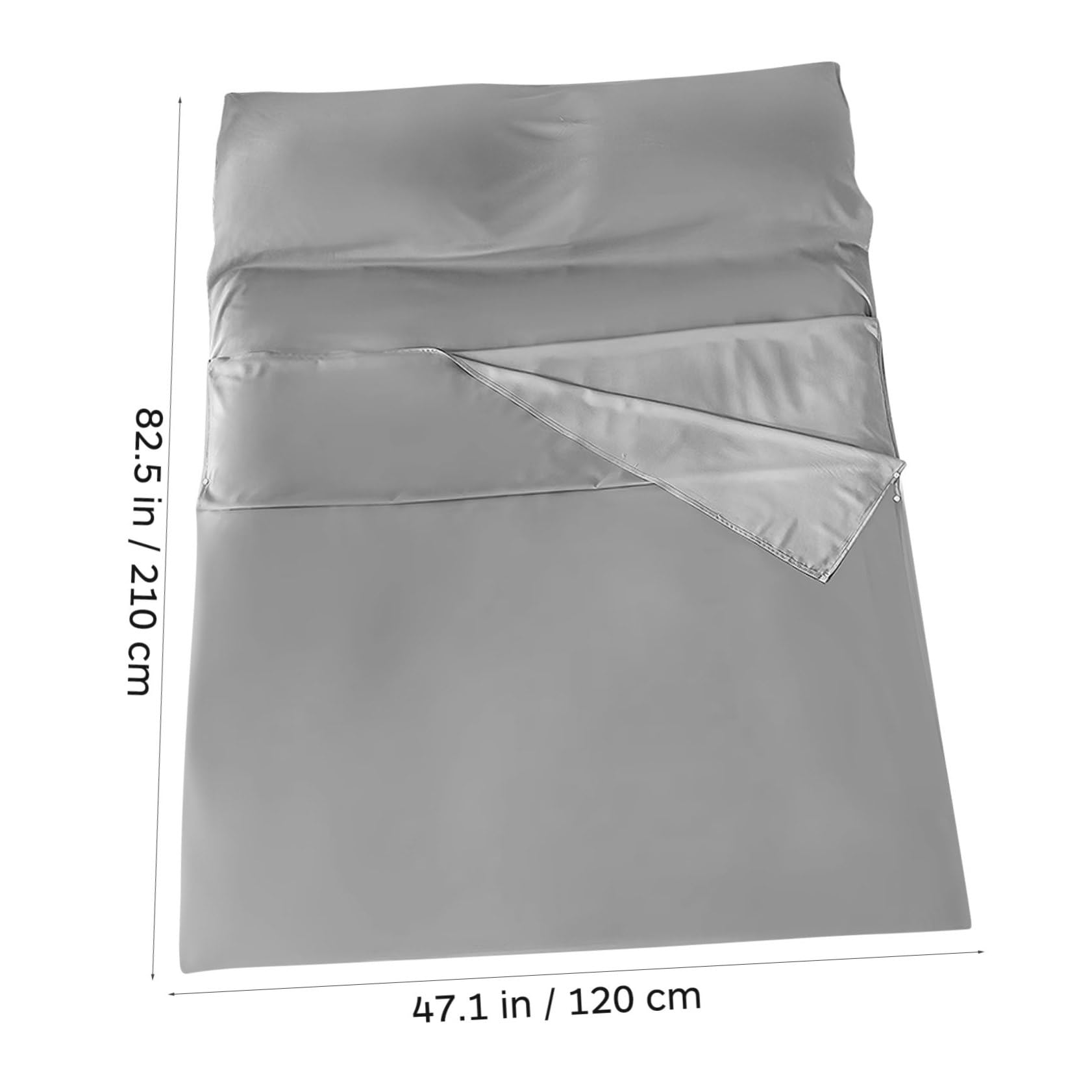 Abaodam Adult Travel Sleeping Bag Breathable Hotel Sleep Sack Liner Camping Hiking Backpacking Compact