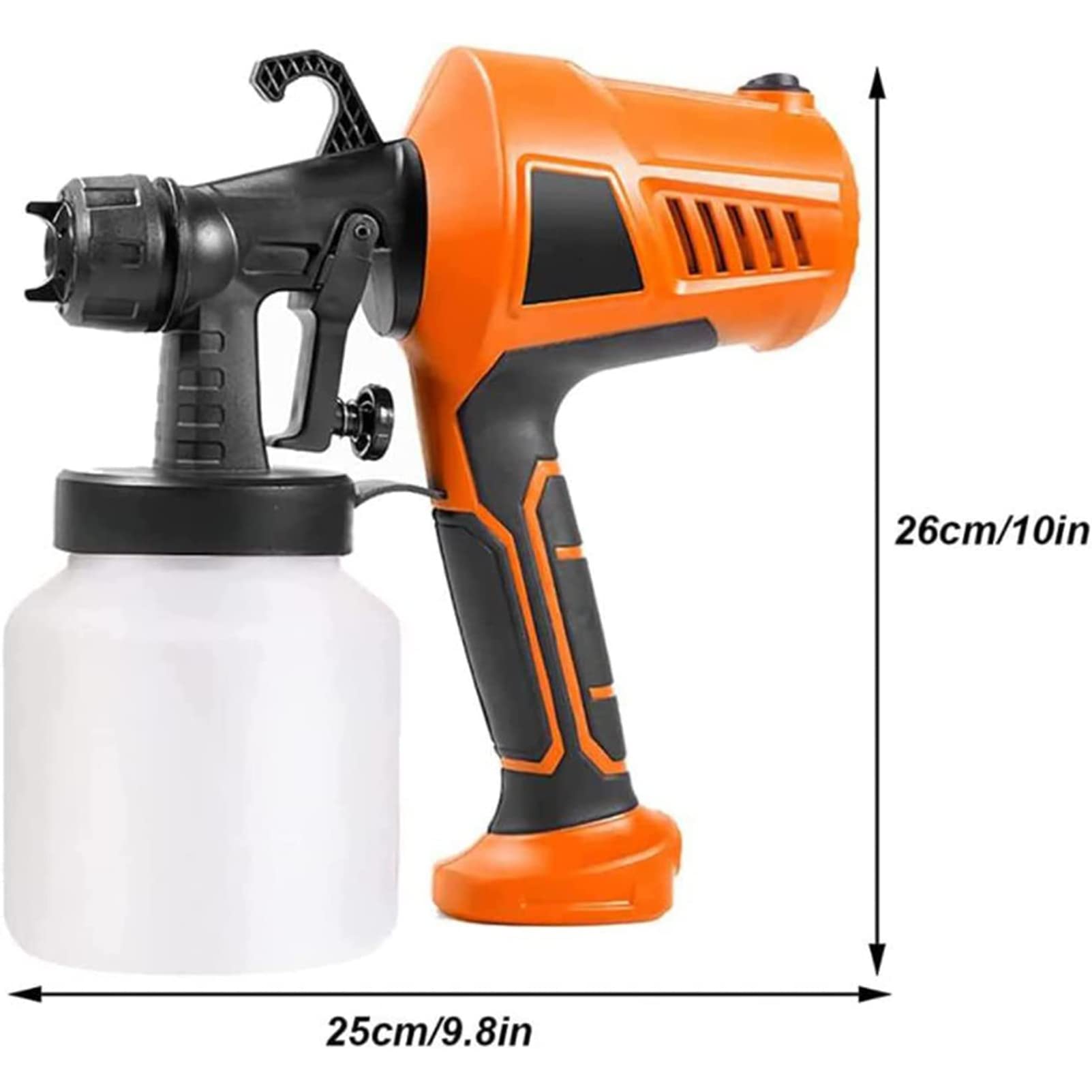 Elektryczny Pistolet Natryskowy Do Czekolady, Moc 500 W | Regulowana Kontrola Przepływu, Zestaw Do Dekorowania Ciast, Rozpylanie Wieloetapowe