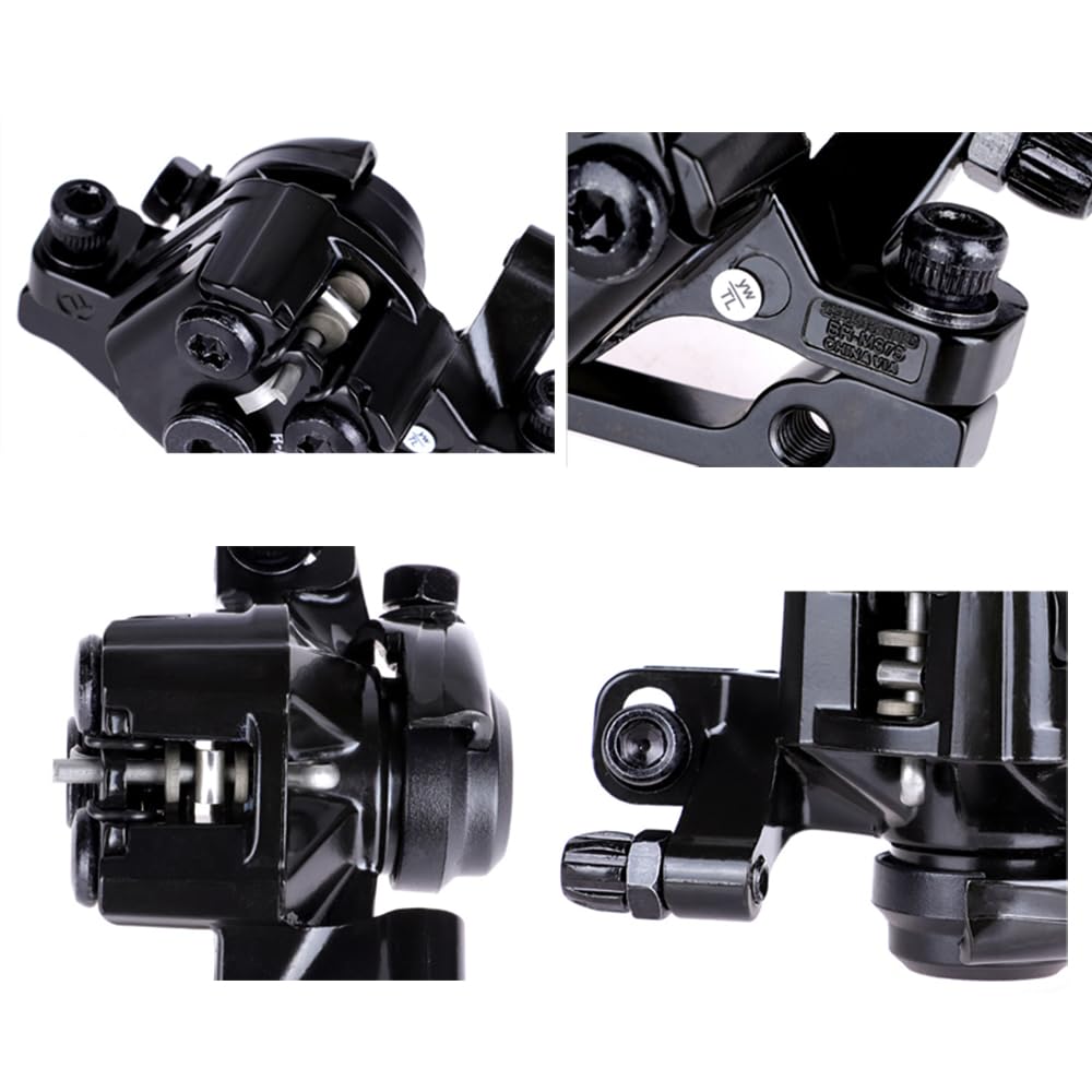 Zenlux Altus M2000 Series BR-M375 Disc Brake Caliper Mountain Bike Bicycle Front/Rear Disc Brake Caliper (A Pair BR-M375)