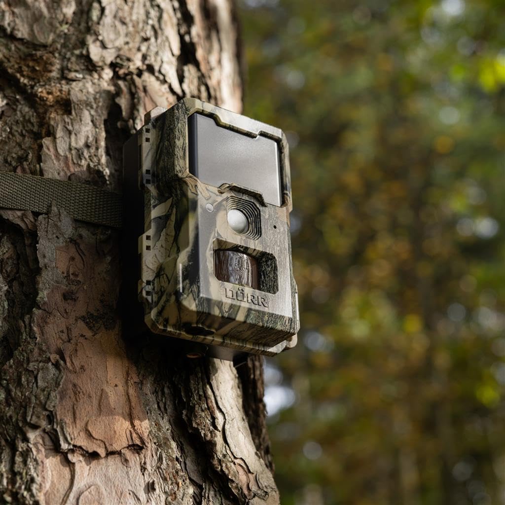DÖRR Snapshot Mini 5.0 Pro Wildkamera, Überwachungskamera, 5MP Bilder, Full HD1080P Videos, Infrarotblitz 940nm, Fotofalle, Jagdkamera, Bewegungsmelder, scharfe & kontrastreiche Aufnahmen Tag & Nacht
