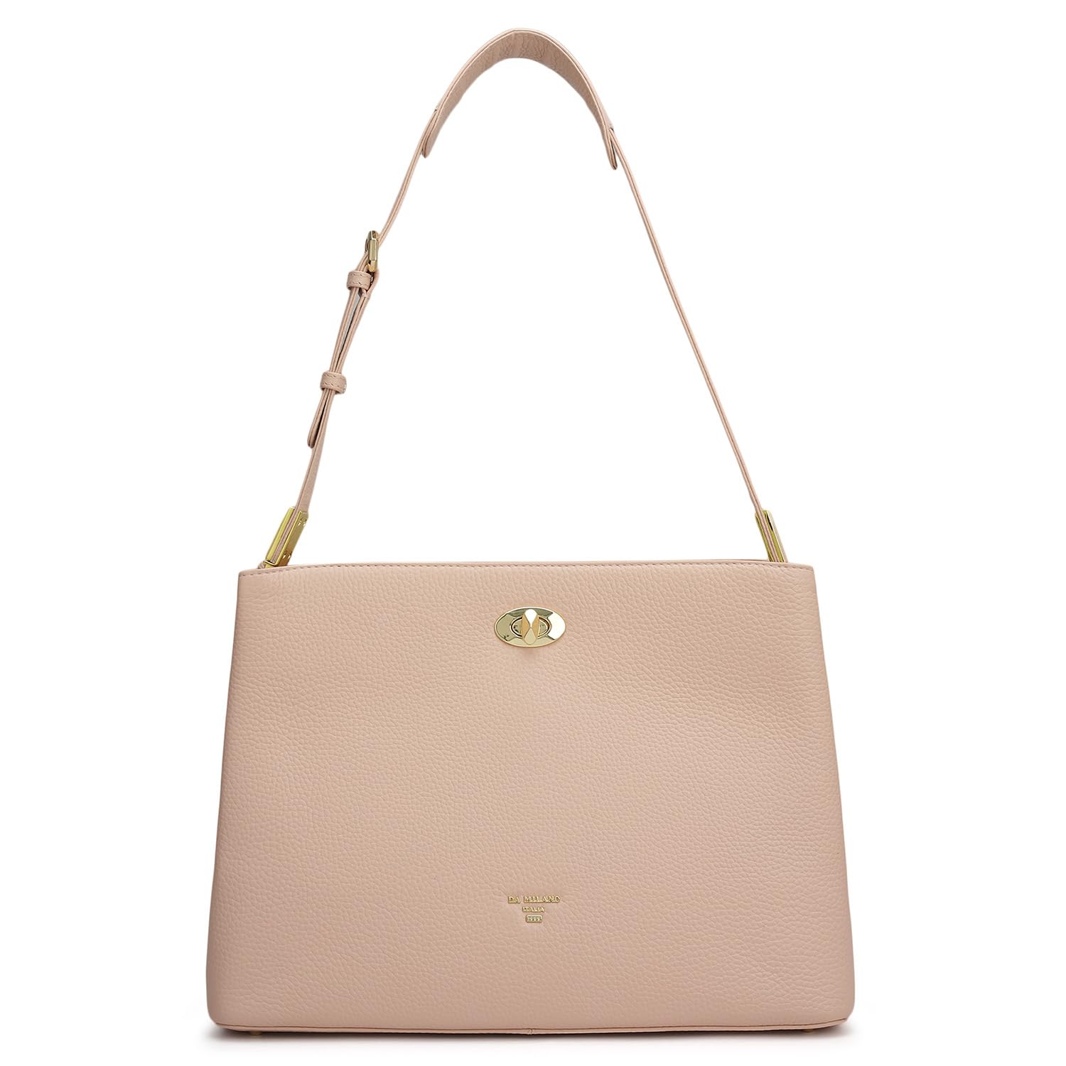 Da Milano Women's Leather Shoulder Bag - Pink - Review, Price and Buying Guide