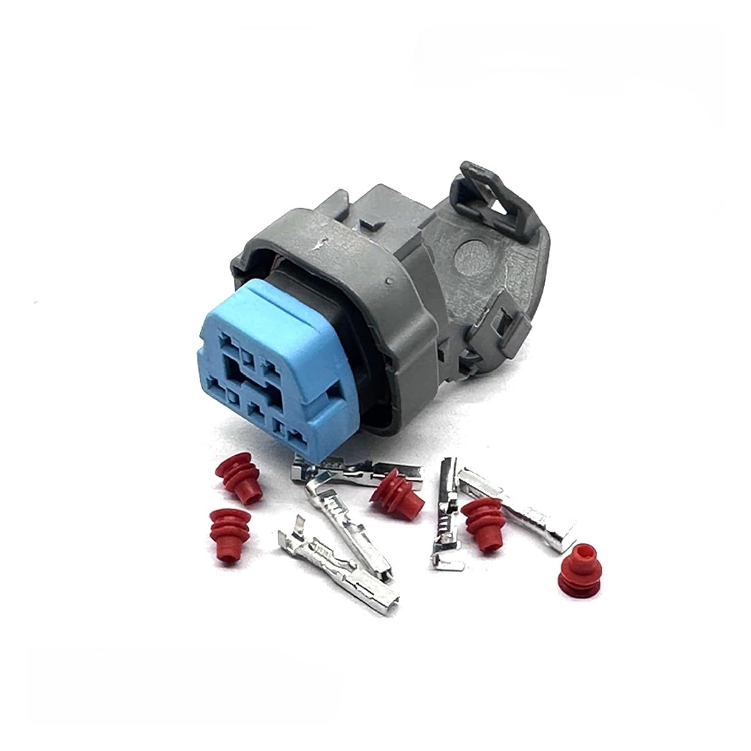 1/5 Pin 6189-0618 Oil Fuel Pump Automobile Plug Female Gasoline Pump Connector KLOOKY(Army Green,10 Sets)