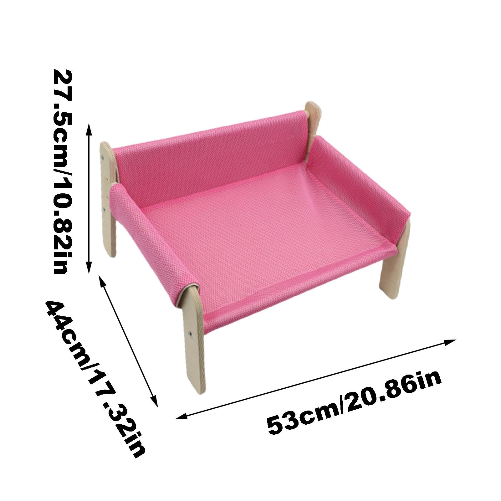Sofá Cama para Mascotas, Cama elevada para Perros - Camas para Gatos de | madera natural hipoalergénicas | Sofás y sillas para perros con de sofá extraíble Camas para perros estables para cuc