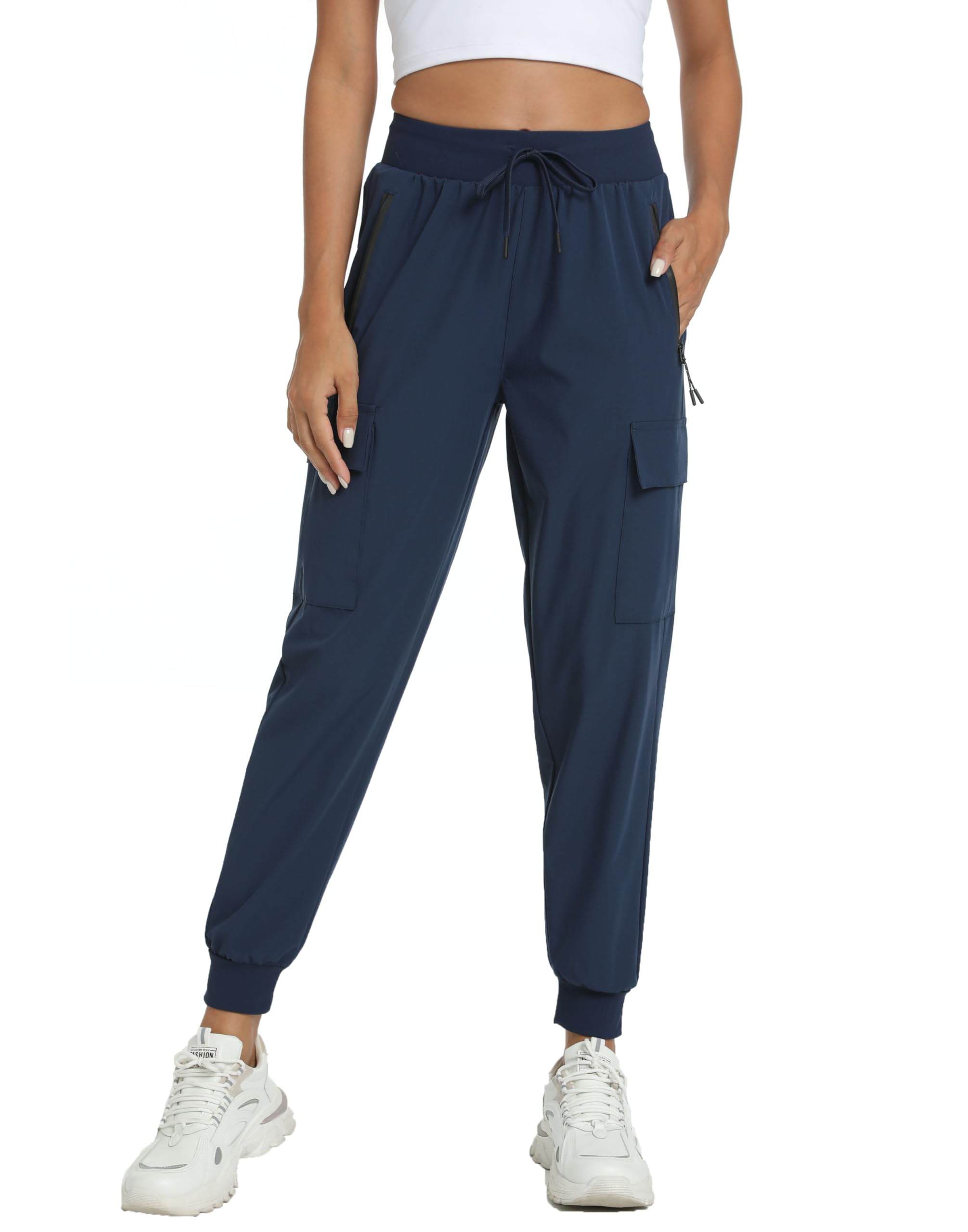 zsenoxaxi Women's Joggers Cargo Pants Lightweight Quick Dry Hiking Running Pants for Athletic Casual & Outdoor
