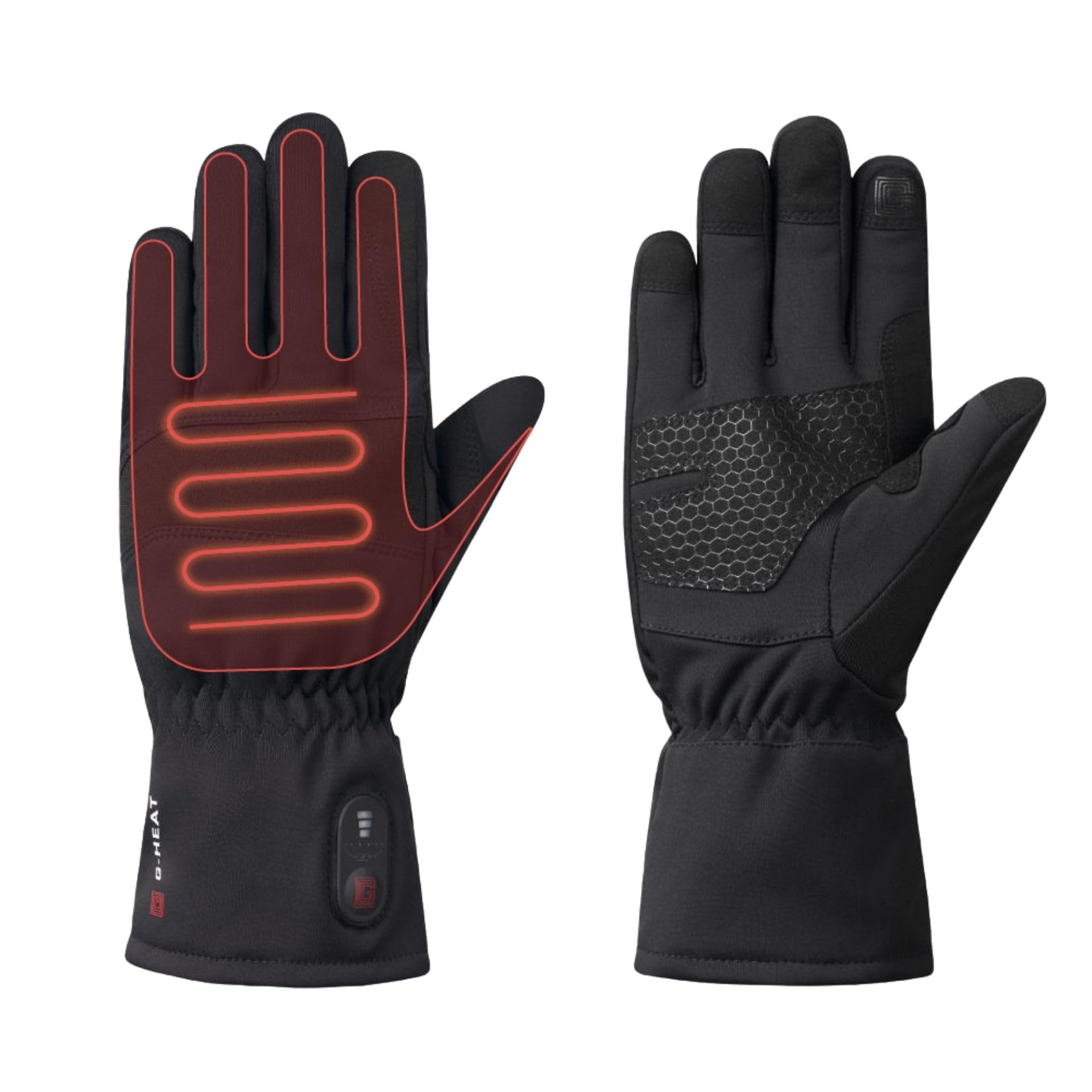 G-HEAT – Comfort+ Beheizbare Handschuhe – Wiederaufladbar, Unisex, Touchscreen-kompatible, Wasserabweisend & rutschfest – Handwärmer für Outdoor