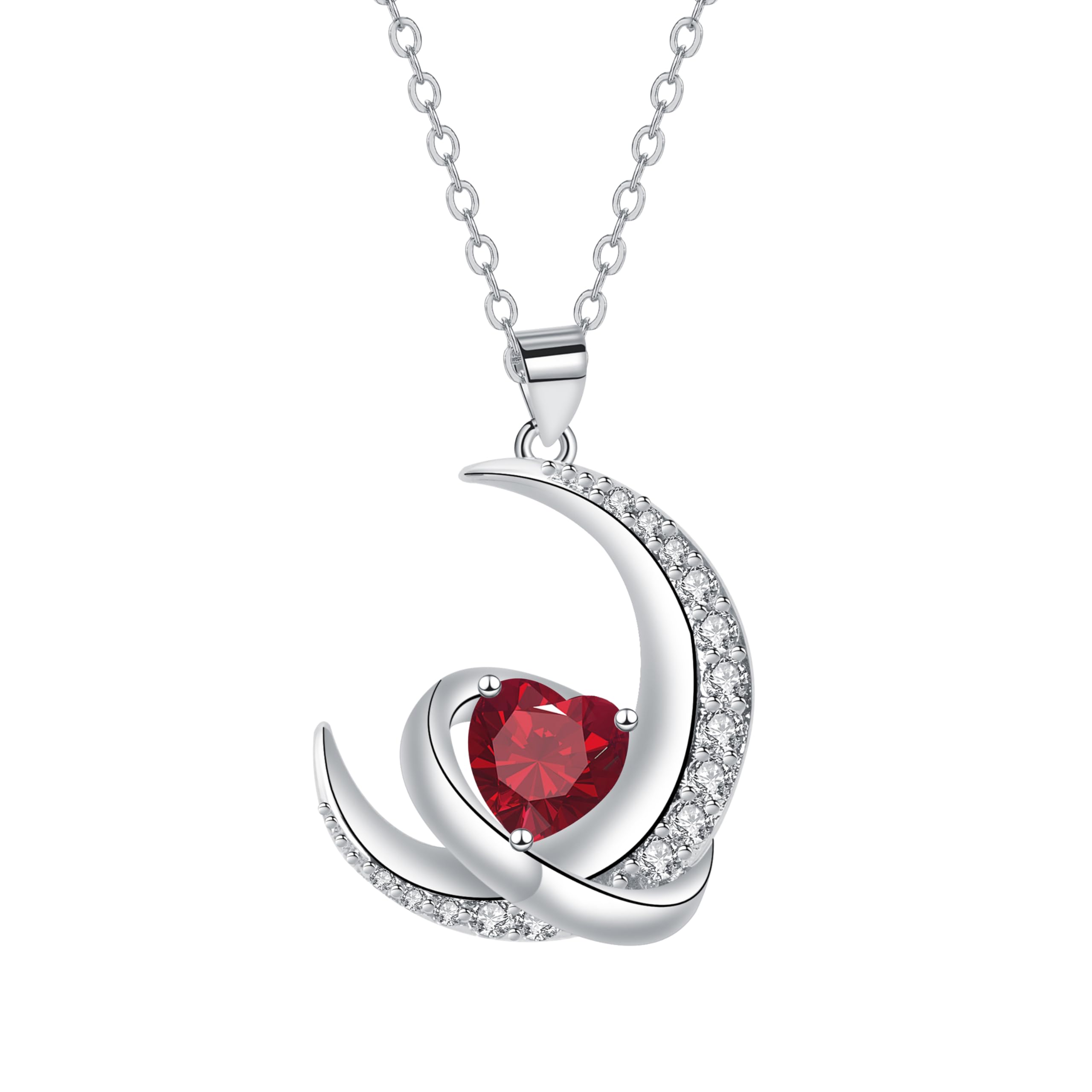J.MUEN Lebensbaum Halskette für Damen 925 Sterling Silber mi