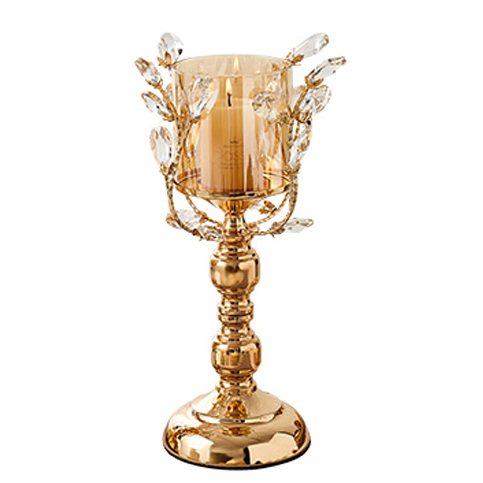 Sbjklyrn One Color Candleholder, Metal Candle Holders Pillar Candle Centerpieces Table Mantel Fireplace Christmas Decor Wedding Centerpieces