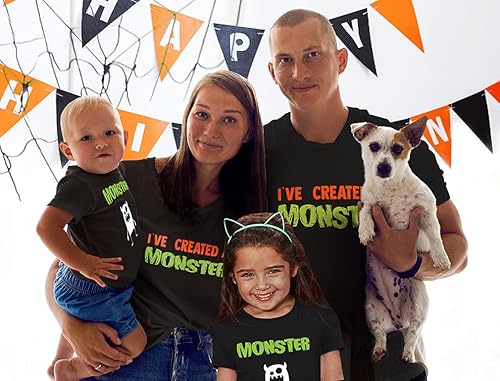 Miniatura 3 de I've Created A Monster Funny Dad Shirt Halloween Monster Gifts for Fathers Unisex Shirt