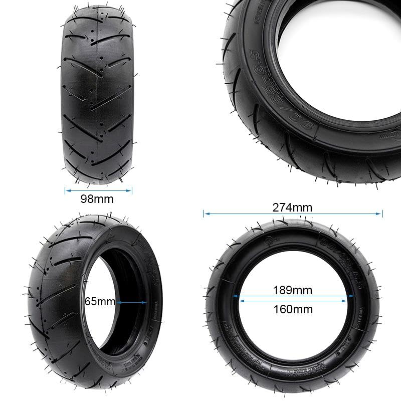Compatible avec Pneu Trottinette Électrique Tubeless 90-65-6,5