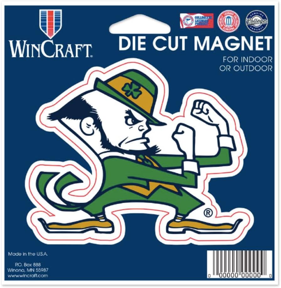 Notre Dame Fighting Irish 5" x 6" Magnet Indoor/Outdoor