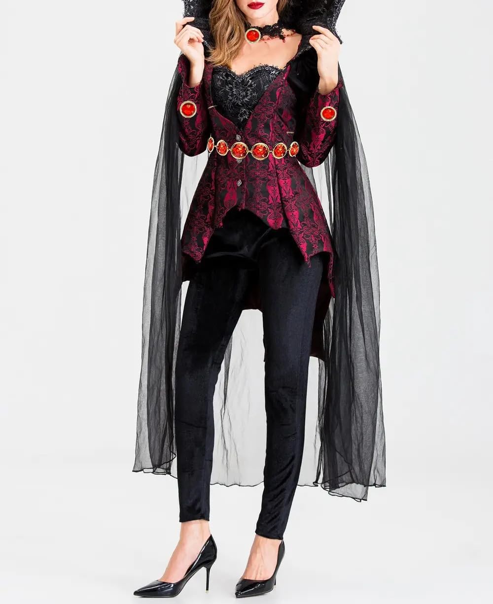 5Pcs Halloween Cosplay Waist Belt for Women, Acrylic Gems Rhinestone Belts with Adjustable Chain - Image 6