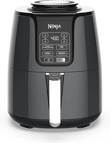 Ninja AF100C Air Fryer, 4-Qt Capacity, Non-Stick, Air Fry, Roast,