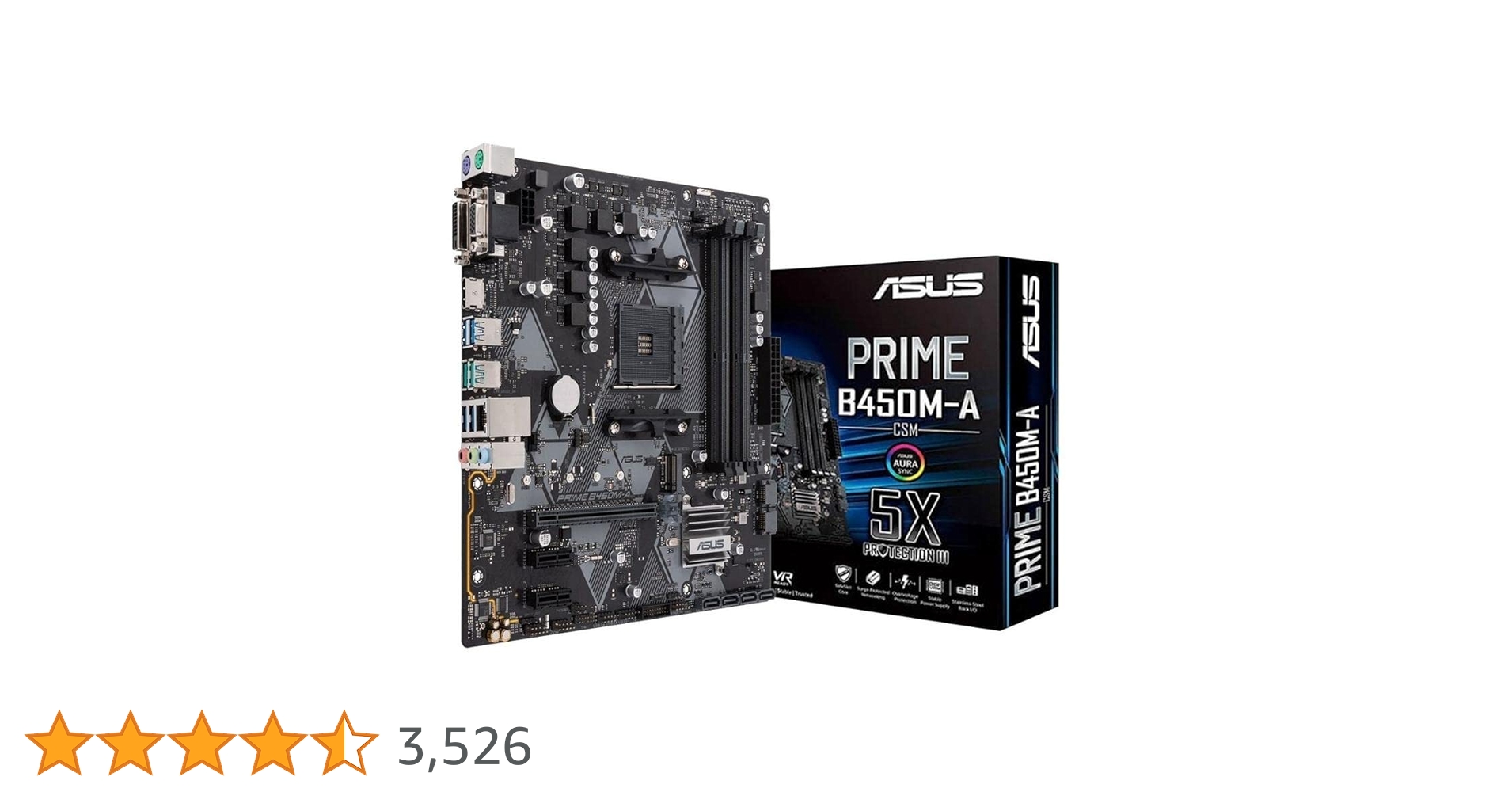 Amazon | ASUS Prime B450M-A/CSM AMD AM4 (3rd/2nd/1st Gen