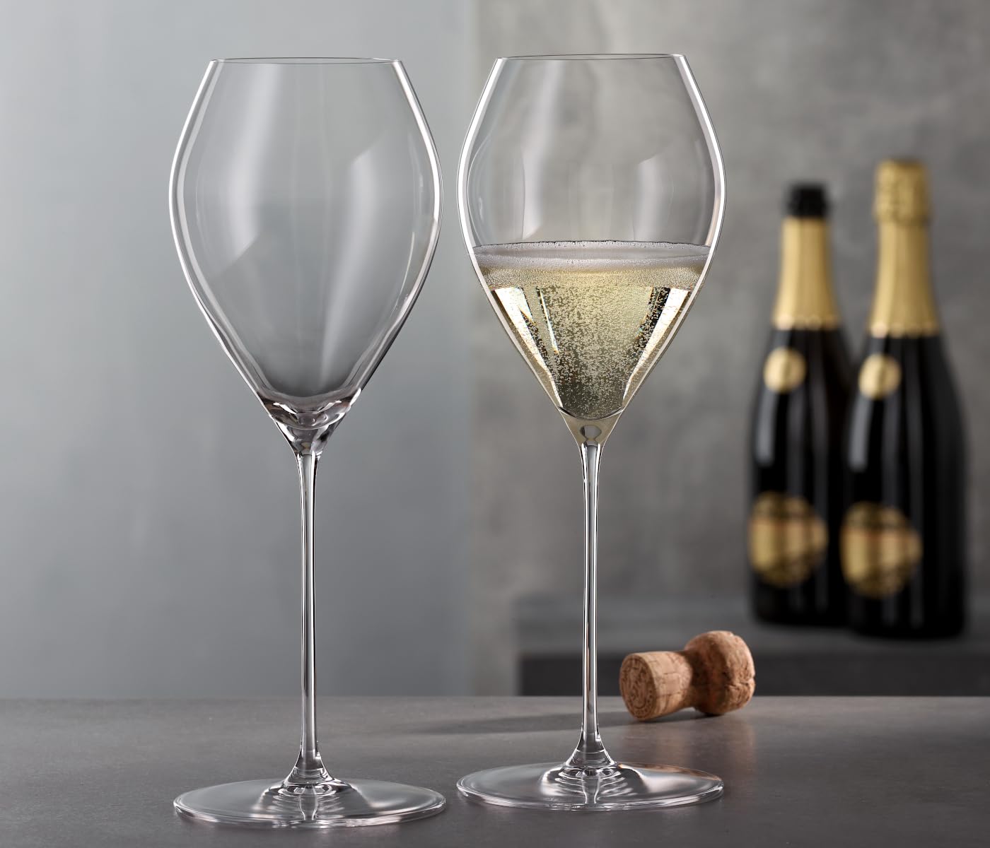 Spiegelau Spumanteglas 2er Set - aus Glas, Fassungsvermögen ca. 500 ml.