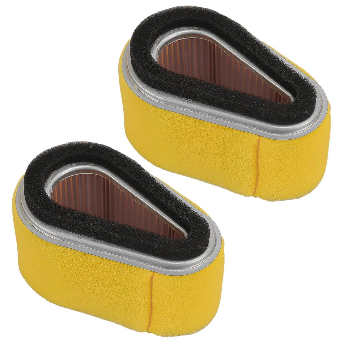 2 filtros de aire con prefiltro de espuma compatible con motor Kawasaki FC150V VC150V F615V 11013-2118