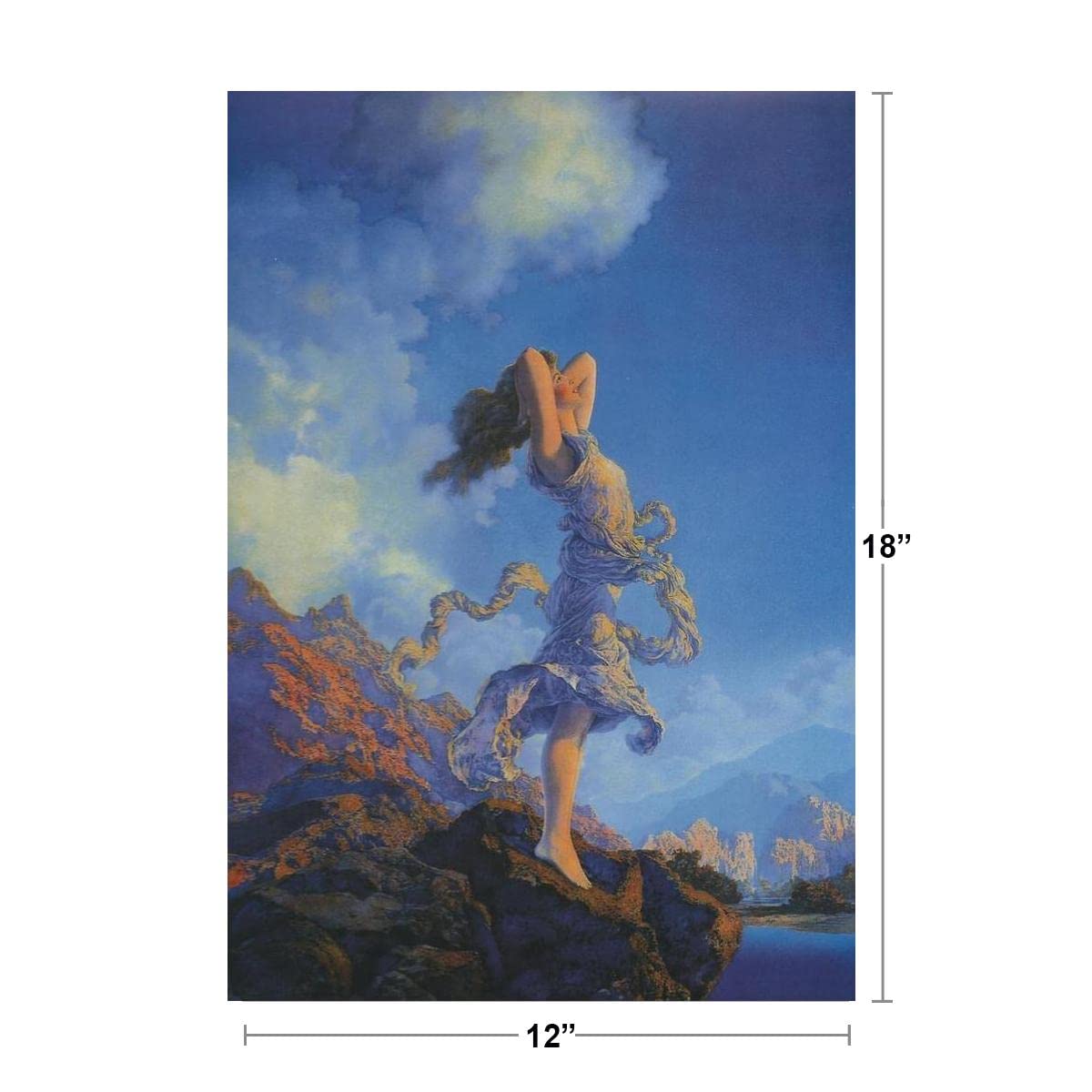絵画 ECSTACY Amazon.com: Maxfield Parrish Ecstasy Realism Romantic Artwork