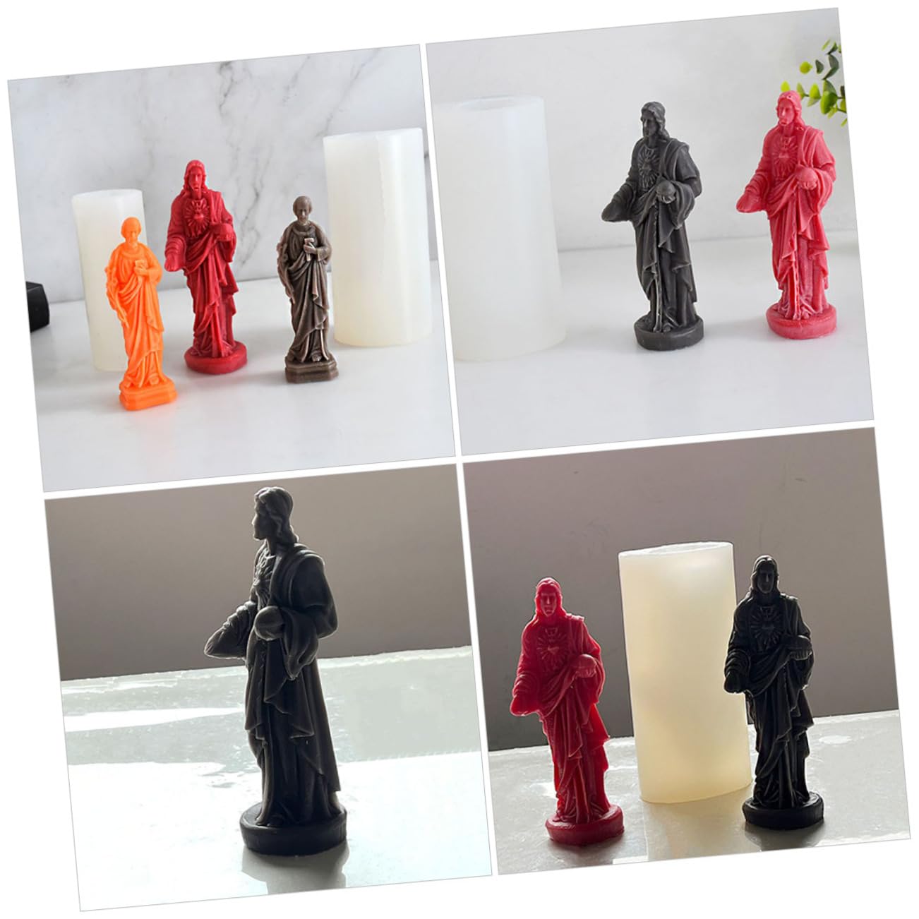Molde De Silicona Jesús Para Velas Molde Religioso De Aromaterapia Para Manualidades y Decoración Del Hogar