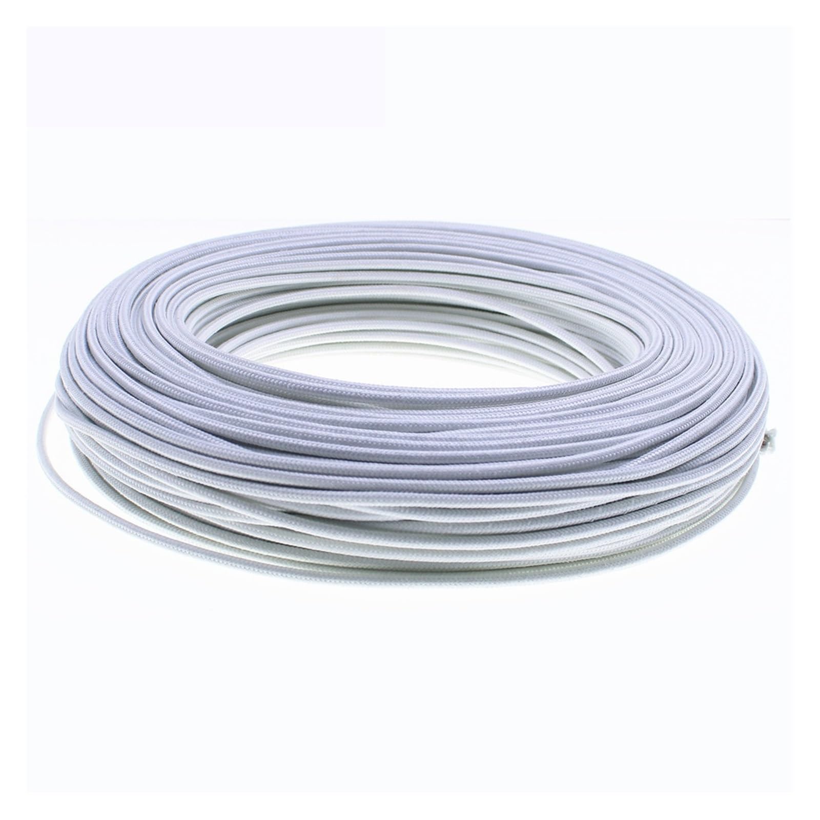 Cable eléctrico resistente a altas temperaturas, Paquete múltiple blanco AWG del alambre de calefacción trenzado silicón la mica nicromo 500C 10m(13 AWG 2.5mm)