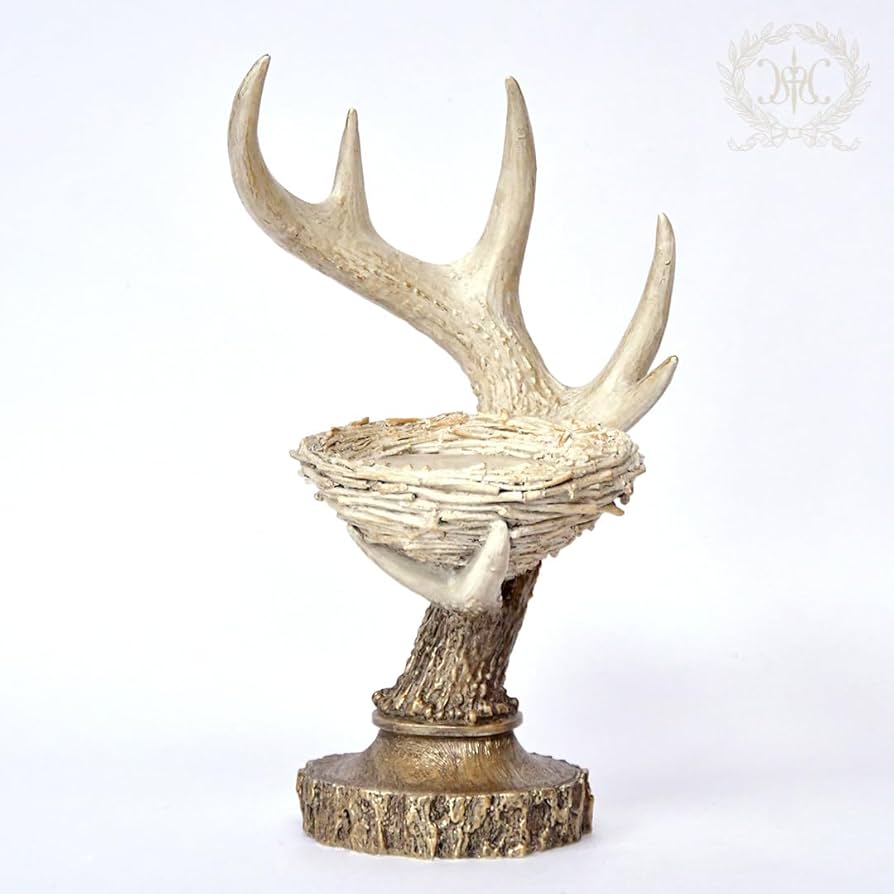 ヤナカーン　yarnnakarn 鹿の角キャンドルホルダー タイのセラミックデザインスタジオ YARNNAKARN / ヤナカーン