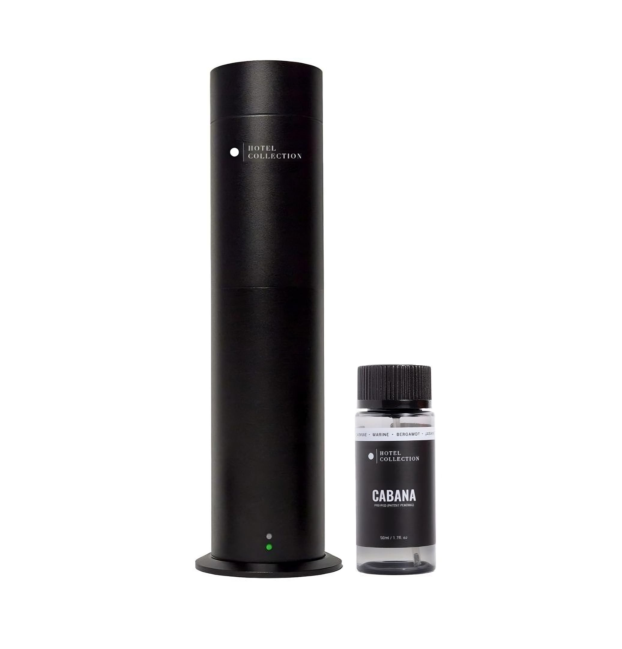 Studio Pro Oil Diffuser with Cabana Pro Pod Oil-600 sq ft Coverage-Cold-Air Diffusion Technology-Black Diffuser-Notes of Botanical Jasmine, Bergamot & Fresh Marine-50ML 1.7 Fl oz ( incomplete)