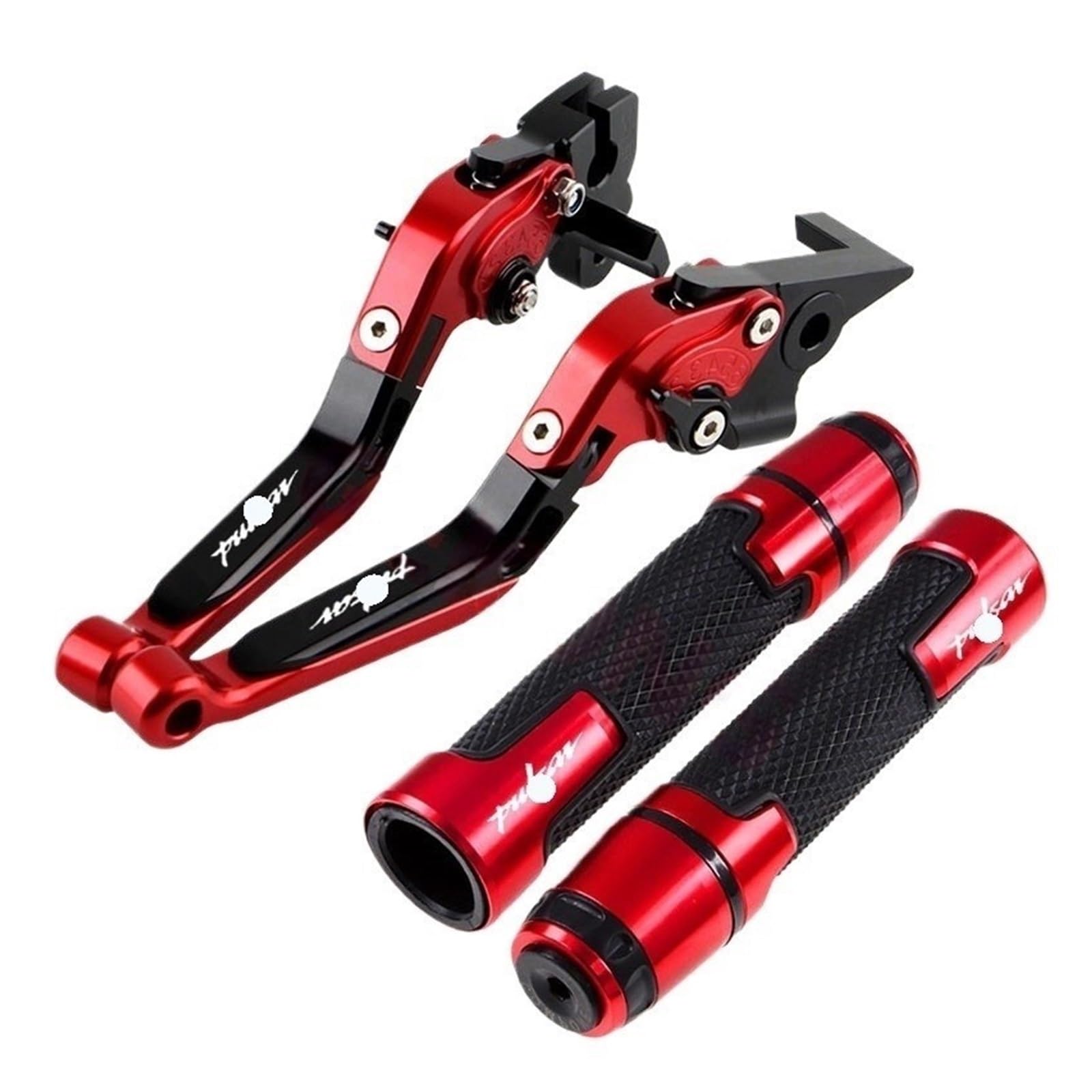 Palancas De Freno De Embrague Ajustables Motocicleta CNC, Plegables Y Extensibles, Empuñaduras Finales para Bajaj Pulsar 200 NS/200 RS/200 A Palancas Frenos