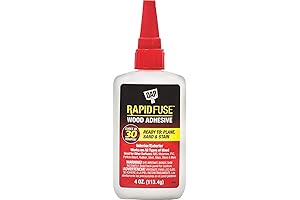 DAP Rapid Fuse 4 oz Fast Curing Wood Adhesive 6 Pack: The...