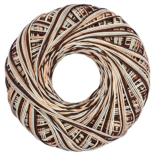 Aunt Lydia Classic Crochet Thread, Shaded Brown, 10 - Image 4