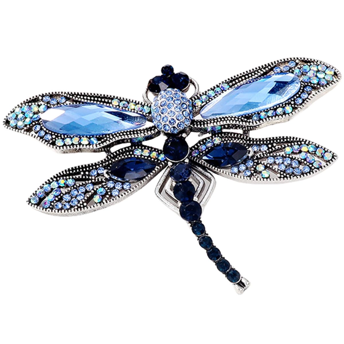 FAIRYGATE Anti Exposure Fixed Brooches Women Unisex Vintage Rhinestone Office Party Brooch Pins Lapel Pin Dress Suit Accessories Boutonniere - 4