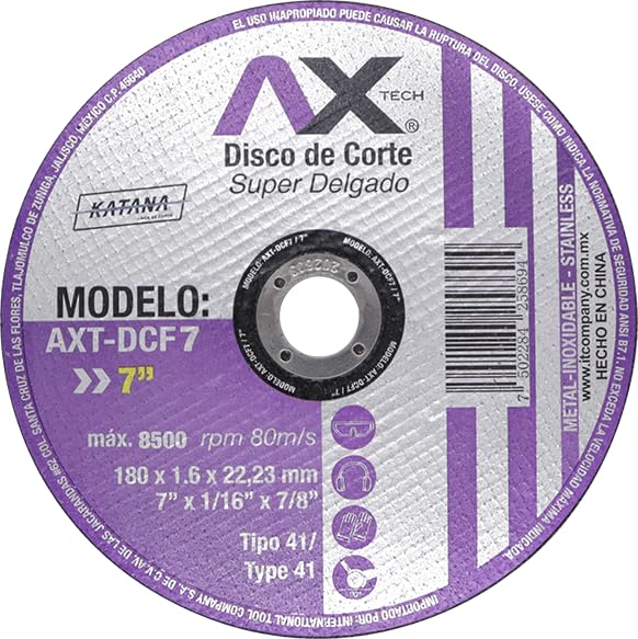 Disco De Corte Para Metal 7 Pulgadas - Ferreteria Y Herramientas
