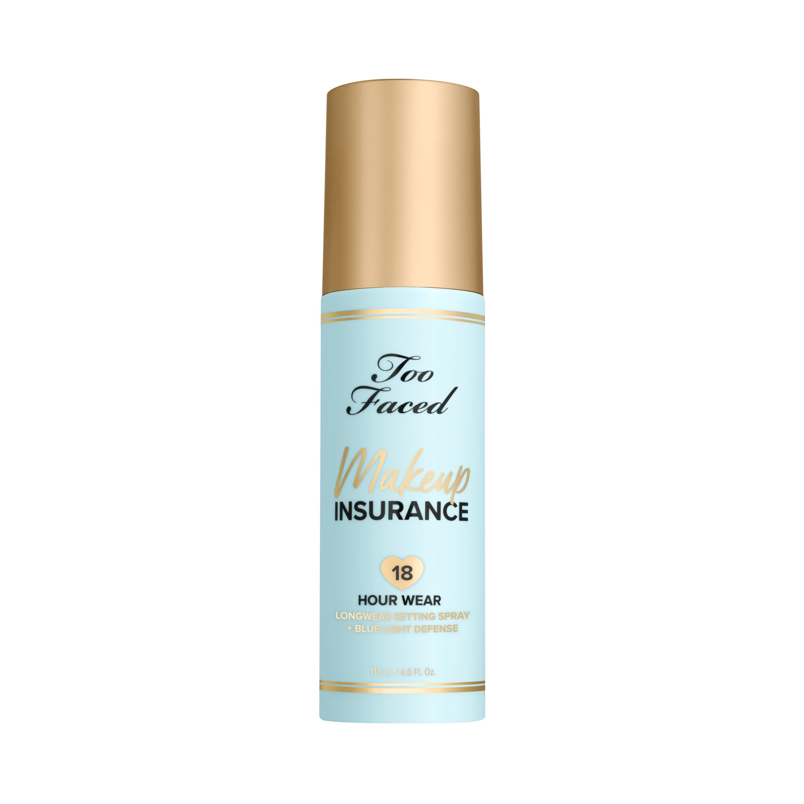 Makeup Insurance Setting Spray | Hydrating, Long Lasting, Vegan + Cruelty Free, 4 Fl Oz