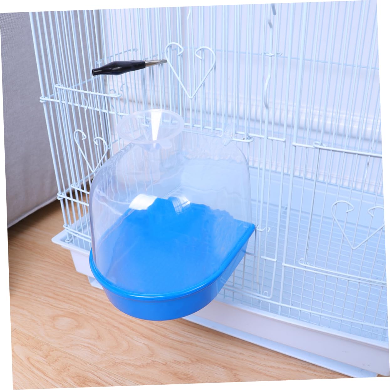 FRCOLOR 2 Pz Gabbia per Uccelli jaulas para pajaros Bagno per pappagallini Parti Doccia Vasca Doccia per Uccelli Vasca per Uccelli peonia Vasca da Bagno Scatola da Bagno