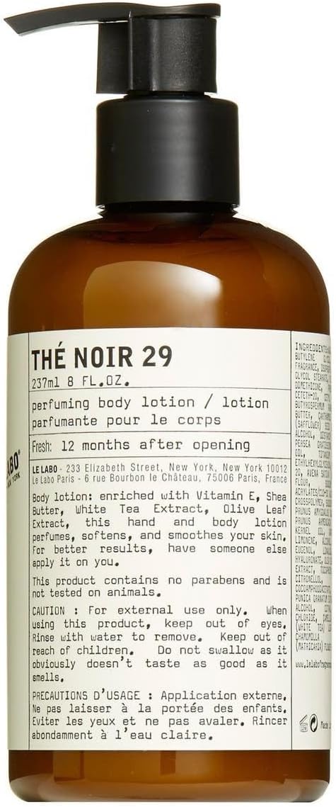 Le labo Thé Noir 29 Hand & Body Lotion - 8 Oz