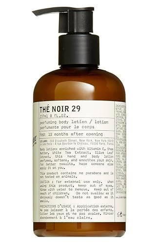 Le labo Thé Noir 29 Loción para manos y cuerpo, 8 onzas