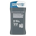Dove Men+Care Deodorant Stick for Men Clean Comfort Pack of 2 Aluminum Free 72-Hour Odor Protection Mens Deodorant with 1/4 Moisturizing Cream 3 oz - Image 2