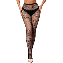Women Snake Print Fishnet Tights - Sexy Patterned Fishnets Stockings, Sheer Pantyhose Festival Rave Outfits