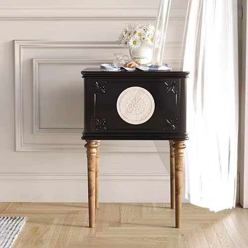 Miniatura 10 de Apliques redondos de madera onlays sin pintar, calcomanía de madera tallada para bricolaje, muebles tallados en madera, apliques para pared, cama,