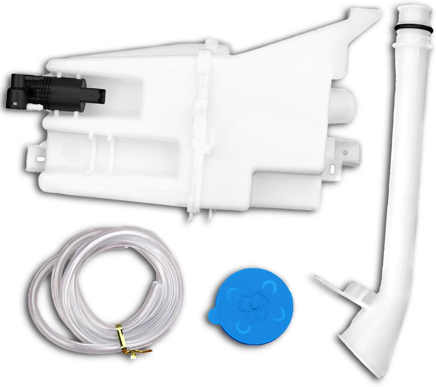 Windshield Washer Reservoir for 2014-2016 Nissan Rogue W/Water Pipes & Motor Replace 289104BA0A NI1288170