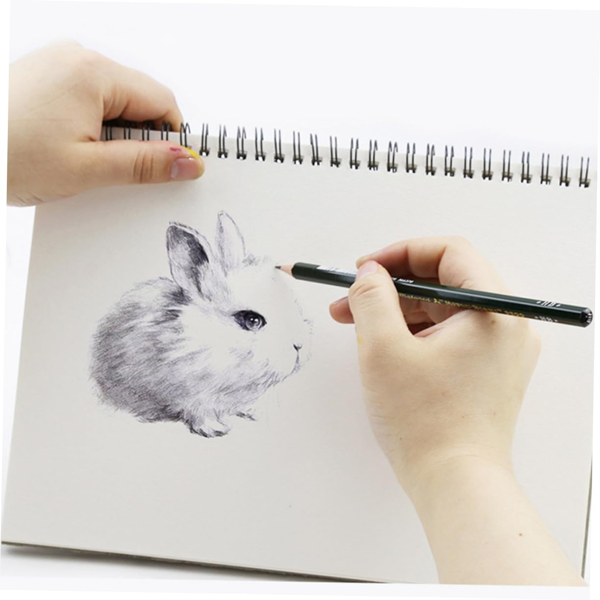 Croquis Portable A5 en Papier, Lot de 4 pour Artistes et Garçon et Filles