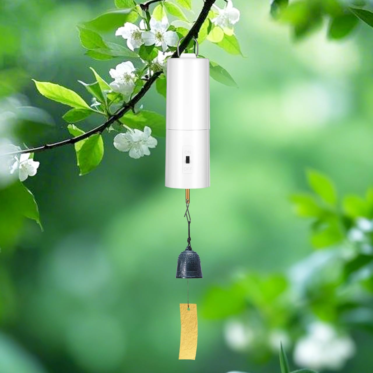 UPKOCH 2 Stück Windradmotor Batteriebetriebener Hängender Rotiermotor Für Windspiele Und Windfänger Leiser Ersatzmotor Für Garten-Dekor Einfache Installation 19.00 X 4.60 X 4.60 cm