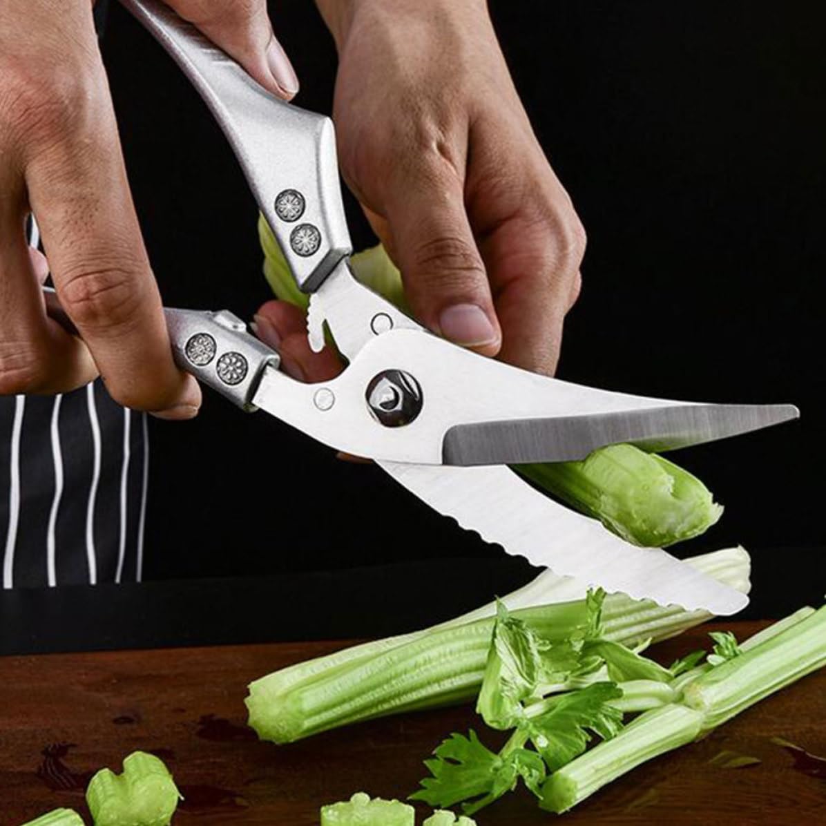 Tijeras para Huesos de Pollo de Acero Inoxidable, Cortadora de Carne Resistente y Fácil de Usar, Accesorio de Cocina Adecuado para Eliminar Huesos Precisión