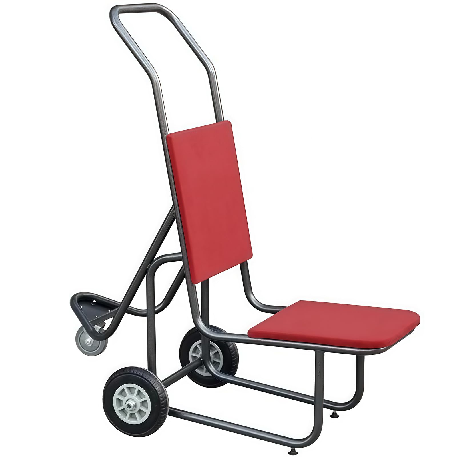 ERSINIAN Stacking Chair Cart for Transport and Storage, Commercial Banquet Chair Dolly with Rack, Heavy Duty Trolley Solution