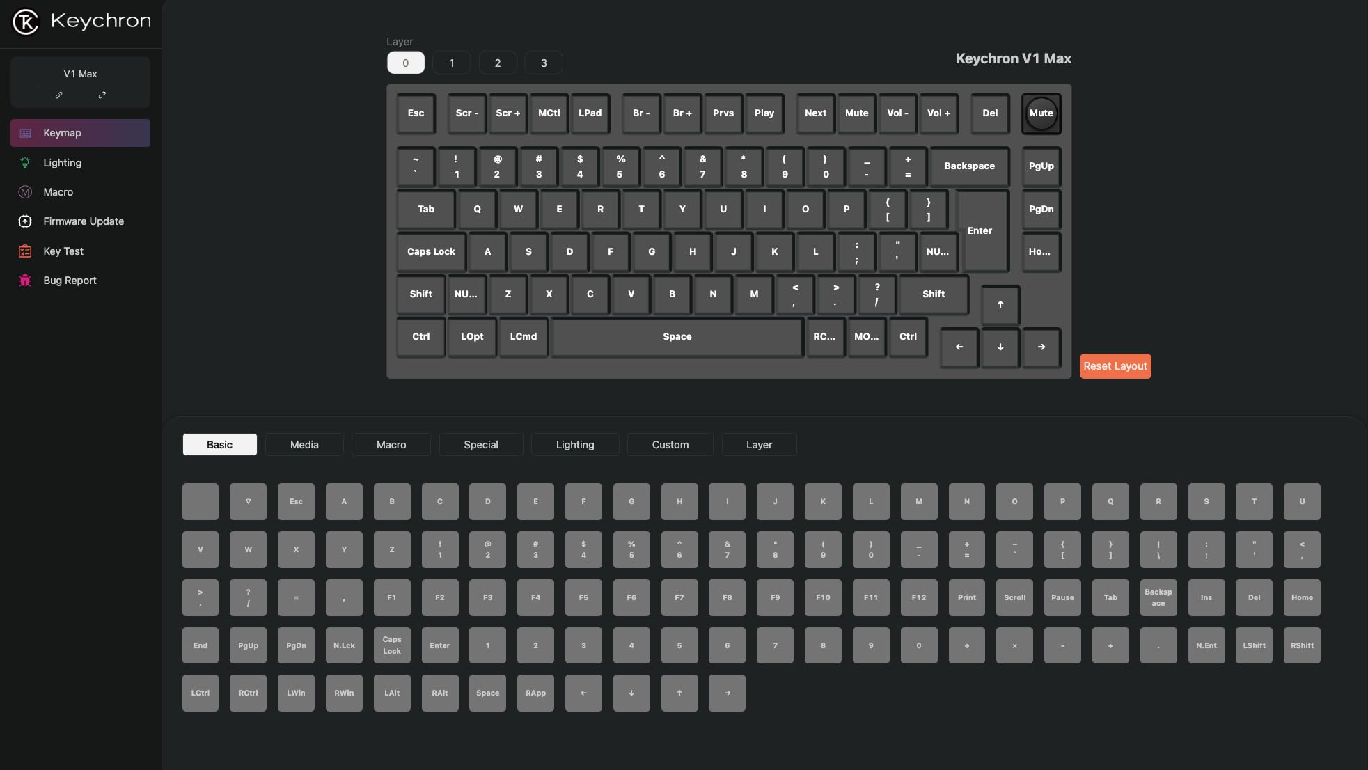 Keychron V1 Max 75% Mise en Page Clavier Mécanique sans Fil Personnalisé, 2.4GHz Bluetooth Cable Connection QMK/VIA Programmable, Hot-swap Gateron Jupiter Rouge Switch pour Mac/Windows/Linux FR Layout