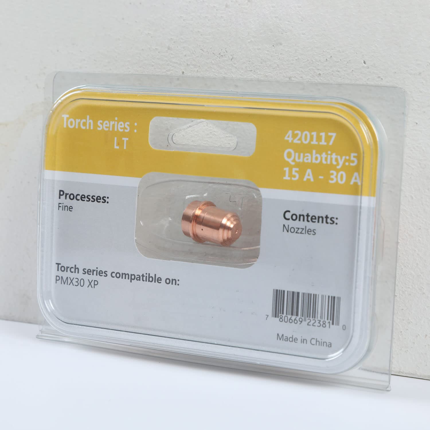 Lot 5 Électrodes Et Buses KERUE Pour PMX 30XP - Consommables Coupe Plasma Fine