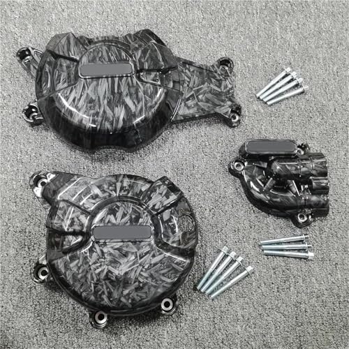 Protection moteur pour motos YZF-R7 2022-2025 de type cache carter texture carbone